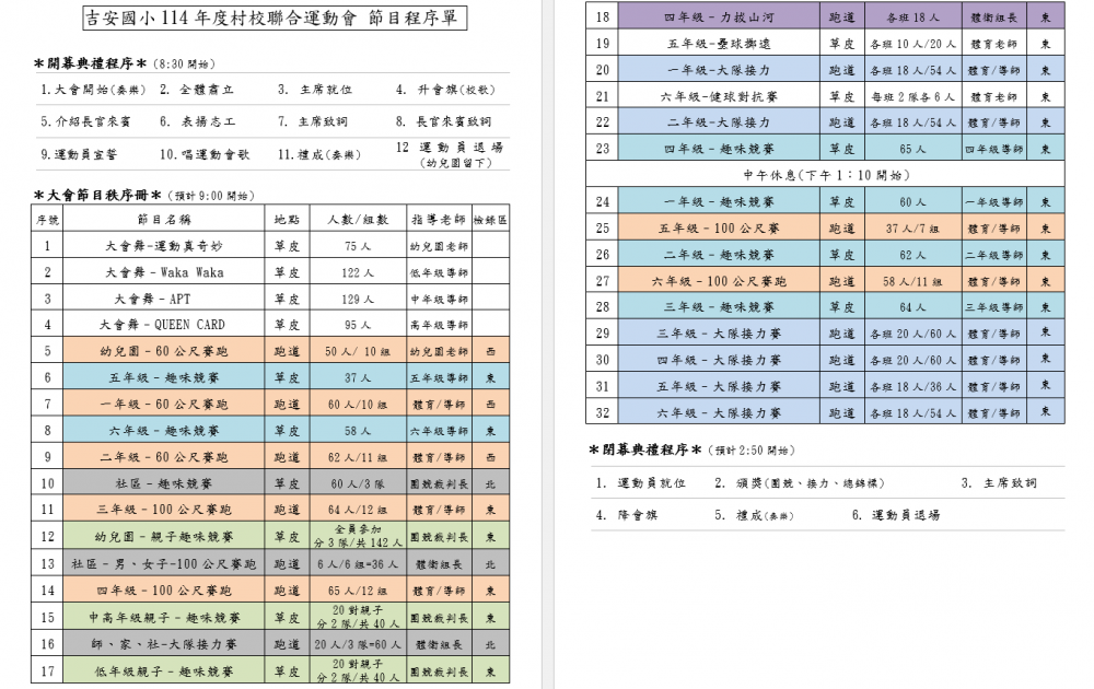 吉安國小114年村校聯合運會-節目程序單.png